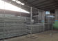 Chain Link Temporary Mesh Fence Panels Hot Dipped Galvanized Silver Color